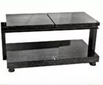 Franc Audio Wood Block Rack (Double Largeur) bois noir