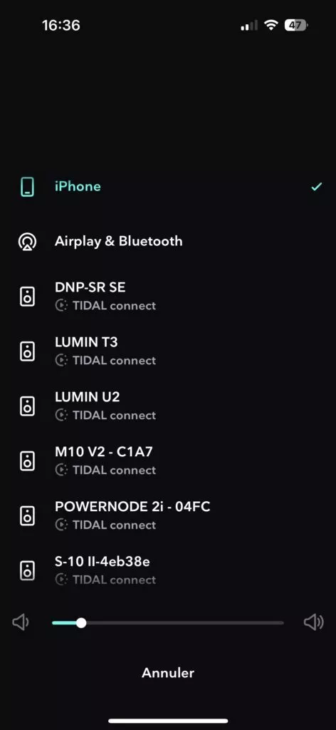 tidal connect streamers