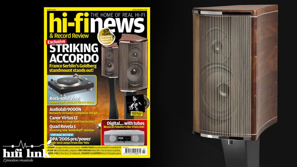 Hifi news franco serblin accordo goldberg