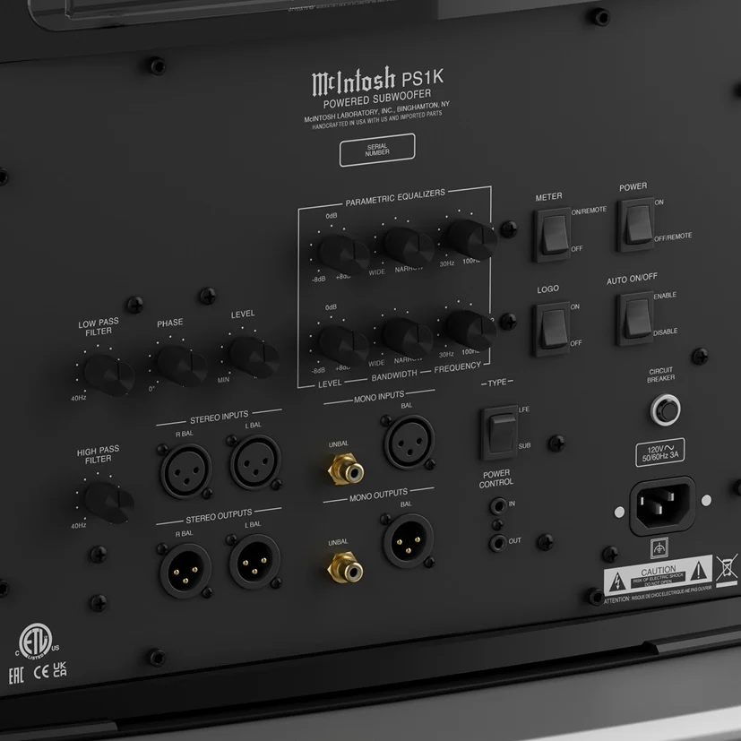 ps1k mcintosh connectiques